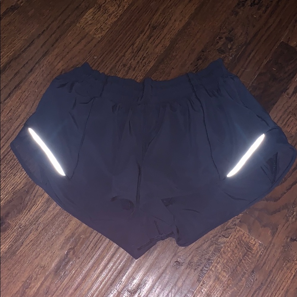 Navy lululemon shorts